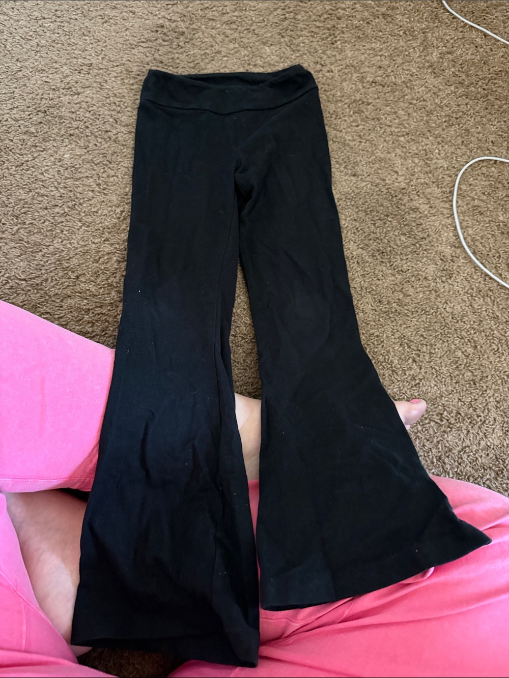 Cat & Jack Black Flared Leggings